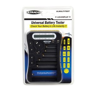 Ultralast ULMULTITEST Universal Battery Tester With Easy Read Display