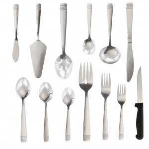 Gibson 105684.55RM Palmore Plus 55 Pc Flatware  Set In Remailer Packag