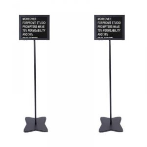 Fortinge FORT-PM-01 Prom19-d 19'' Dual Meeting Prompter Set