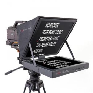 Fortinge FORT-PS-01 Pros15 15'' Studio Prompter Set With Hdmi, Vga, Bn