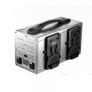 Gen GE-G-CB100 4-channel Simultaneous Fast V-mount Charger (6a) And Po