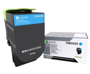 Original Lexmark 71B0020 Csx317417517 Cyan Toner Cartridge