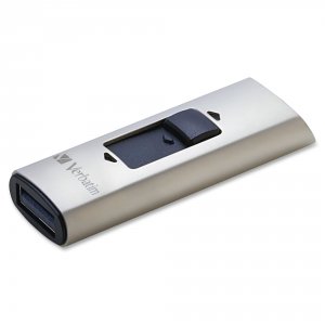 Verbatim 47691 256gb Store 'n' Go Vx400 Usb 3.0 Flash Drive - Silver -