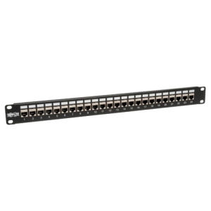 Tripp N254-024-SH , Patch Panel, 1u Rackmount, Stp Shielded Cat6cat5 F