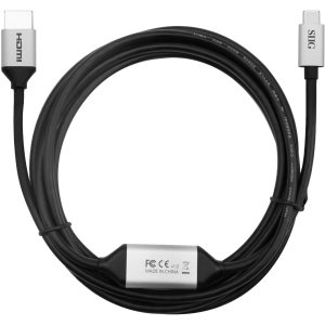 Siig CB-TC0311-S1 Cb Cb-tc0311-s1 2m Usb-c To Hdmi 4k 60hz Active Cabl