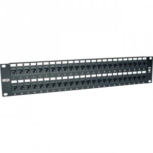 Tripp N052-048 , Patch Panel, 48-port 2u Rackmount, Cat5e, 110, 568b, 