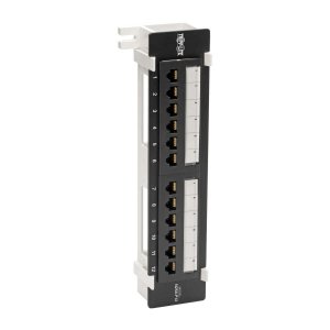 Tripp N250-P12 Cat6 Wall-mount Poe Patch Panel 12-port 110krone 568ab 