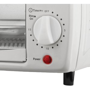 Brentwood TS-345W 9-liter (4 Slice) Toaster Oven Broiler (white)