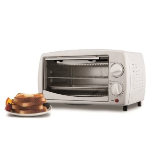 Brentwood TS-345W 9-liter (4 Slice) Toaster Oven Broiler (white)