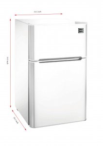 Curtis RFR832-WHITE 3.2 Cu Ft 2 Door Fridge