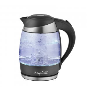 Megachef MGKTL-1757 1.8lt. Glass And Stainless Steel Electric Tea Kett