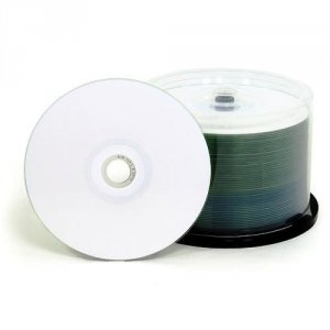 Imation 27787 Cd-r, 80 Min, , 700mb, 52x White Inkjet Hub Printable, 5