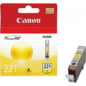 Original Canon 2949B001 Cli-221y Ink Cartridge - Inkjet - 530 Pages - 