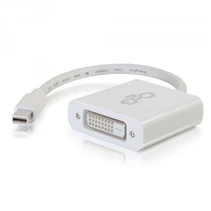 C2g 54319 8in  Mini Displayport To Dvi-d Active Adapter Converter  Whi