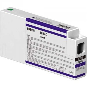 Original Epson EPST834D00 Ultrachrome Hdx Violet Ink 150 Ml