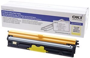 Original Okidata 44250709 Oki Yellow Toner For Mc160 Mfp, C110, C130n 