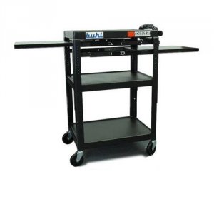 Hamiltonbuhl TPOS4226E-5 Height Adjustable Av Media Cart - Three Stati