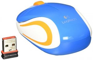 Logitech 910-002728 Wirless Mini Mouse M187 Blue