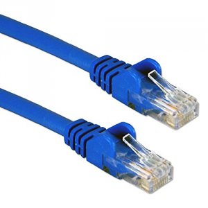 Qvs CC5-14BL 3pk 14ft Cat5e Blu Ethernet