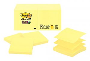 3m MMM R33012SSCY Post-itreg; Super Sticky Pop-up Notes - 1080 - 3 X 3