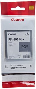 Original Canon 6631B001 (pfi-106pgy) Photo Gray Ink Cartridge (130 Ml)