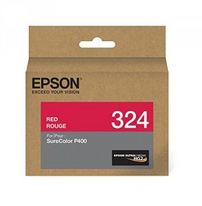 Original Epson T324720 Ultrachrome Hg2 Red Ink Cartridge, Standard Cap