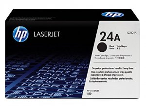 Original Hp Q2624A Hp Toner, , 24a, Black, 2,500 Pg Yield