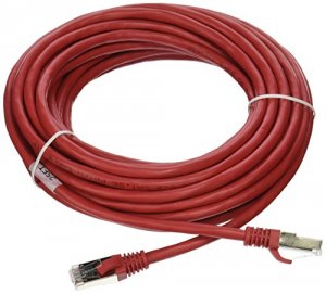 C2g 27267 25ft Cat5e Molded Shielded (stp) Network Patch Cable - Red