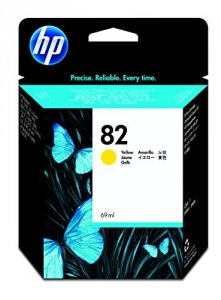 Original Hp HEWC4913A Hp 82 High Yield Ink Cartridge Yellow C4913a