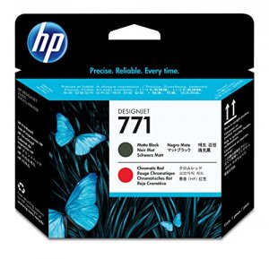 Hp HEWCE017A No 771 Matte Black  Chromatic Red Designjet Printhead