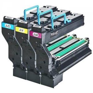 Original Konica 1710606-001 Toner Kit - Yellow, Cyan, Magenta - 12000 