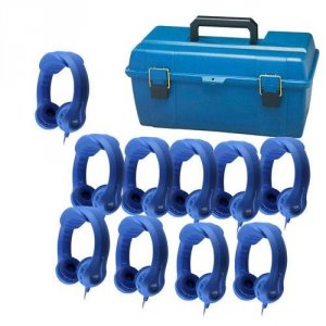 Hamiltonbuhl LCP-10KBL 10pk Blue Flex-phones