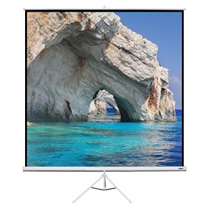 Hamiltonbuhl TPS-T96 135inch Diag. (96x96) Tripod Projector Screen, Sq