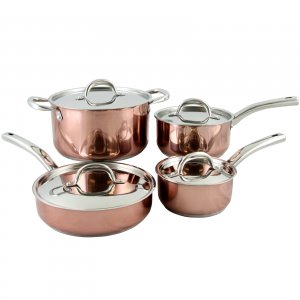 Oster 104427.08 Brookfield 8 Piece Cookware Set In Copper