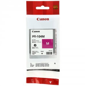 Axis 3631B001AA Canon Ipf650 Pf750 Pfi104m Magenta Ink Yield 130ml