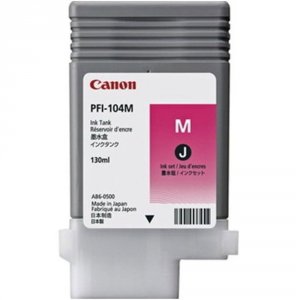 Axis 3631B001AA Canon Ipf650 Pf750 Pfi104m Magenta Ink Yield 130ml