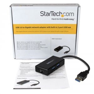 Startech USB31000S2H Usb 3.0 To Gigabit Network Adapter With Built-in 