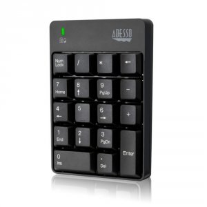 Adesso WKB-6010UB Wkb-6010ub - Wireless Spill Resistant 18-key Numeric