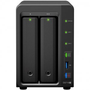 Synology DS718+ Network Attachment Storage + 2 Bay Diskstation 1.5ghz 