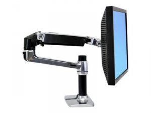 Used Ergotron 45-241-026 Lx Desk Monitor Arm,increase Viewing Comfort 