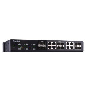 Qnap QSW12088CUS Nas Qsw-1208-8c-us 12pt Twelve 10gbe Sfp+ Ports Unman