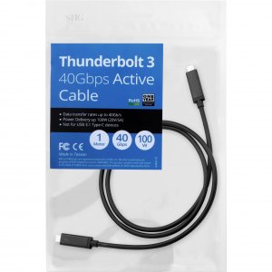 Siig CB-TB0011-S1 Cable Cb-tb0011-s1 Thunderbolt 3 40gbps Active Cable