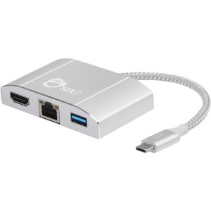 Siig JU-H30712-S1 Accessory Ju-h30712-s1 Usb 3.1 Type-c Lan Hub With H