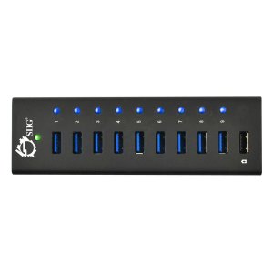 Siig JU-H90011-S1 Accessory Ju-h90011-s1 Usb3.0 9port Hub + 1port 2.1a