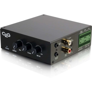 C2g 40881 2570v 50w Audio Amplifier, Plenum Rated, Taa Compliant, Blac