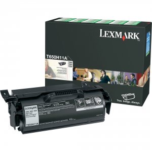 Original Lexmark T650H11A Toner Cartridge - Laser - 25000 Pages - Blac