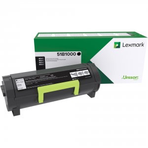 Original Lexmark 51B1000 Toner Cartridge - Black - Laser - 2500 Pages 