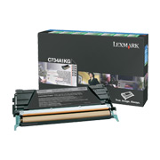 Original Lexmark C734A4KG Toner, , Black, 8,000 Pg Yield