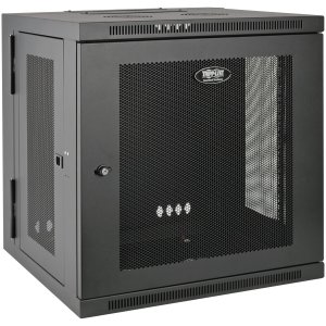 Tripp SRW10US 10u Wall Mount Rack Enclosure Server Cabinet Hinged W Do