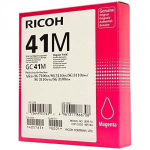 Original Ricoh 405763 Gc41m Magenta Ink Tank